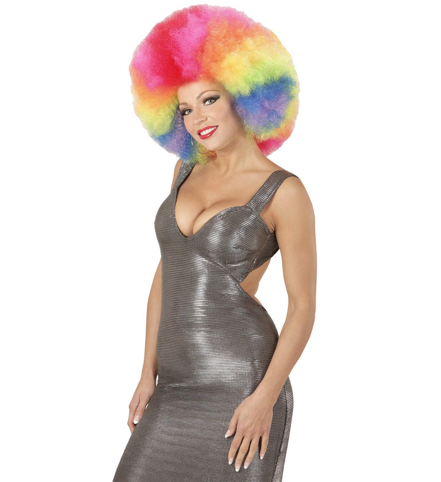 Peluca Super Afro Multicolor Pelucas Widmann